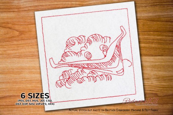 A Monoplane Machine Embroidery