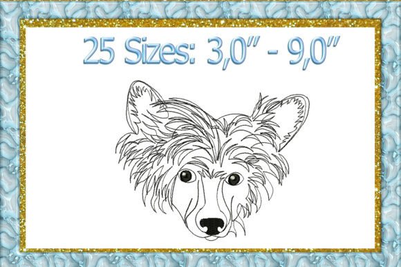 Chinese Crested Machine Embroidery