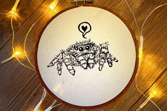 Cute Spider Machine Embroidery Design