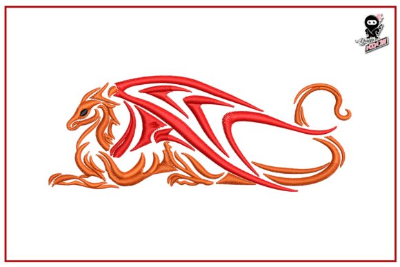 Dragon Machine Embroidery, Fantasy