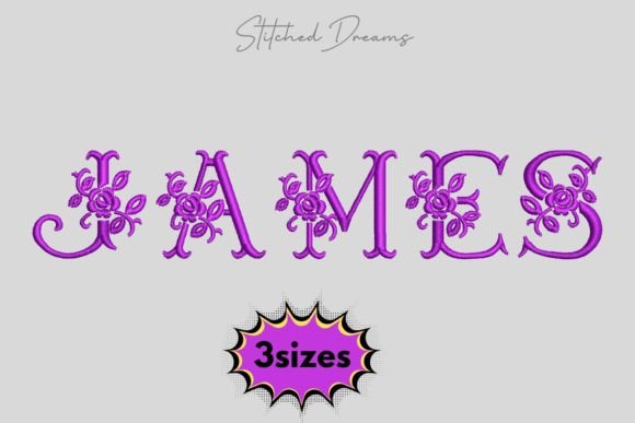 James Name Embroidery Design Review