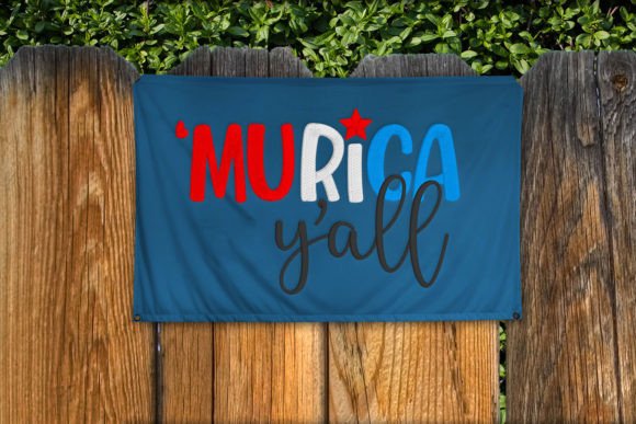 Murica Y All Embroidery