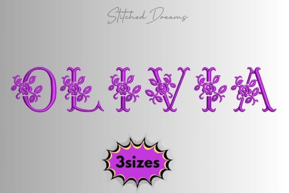 Olivia Name Embroidery Design Review